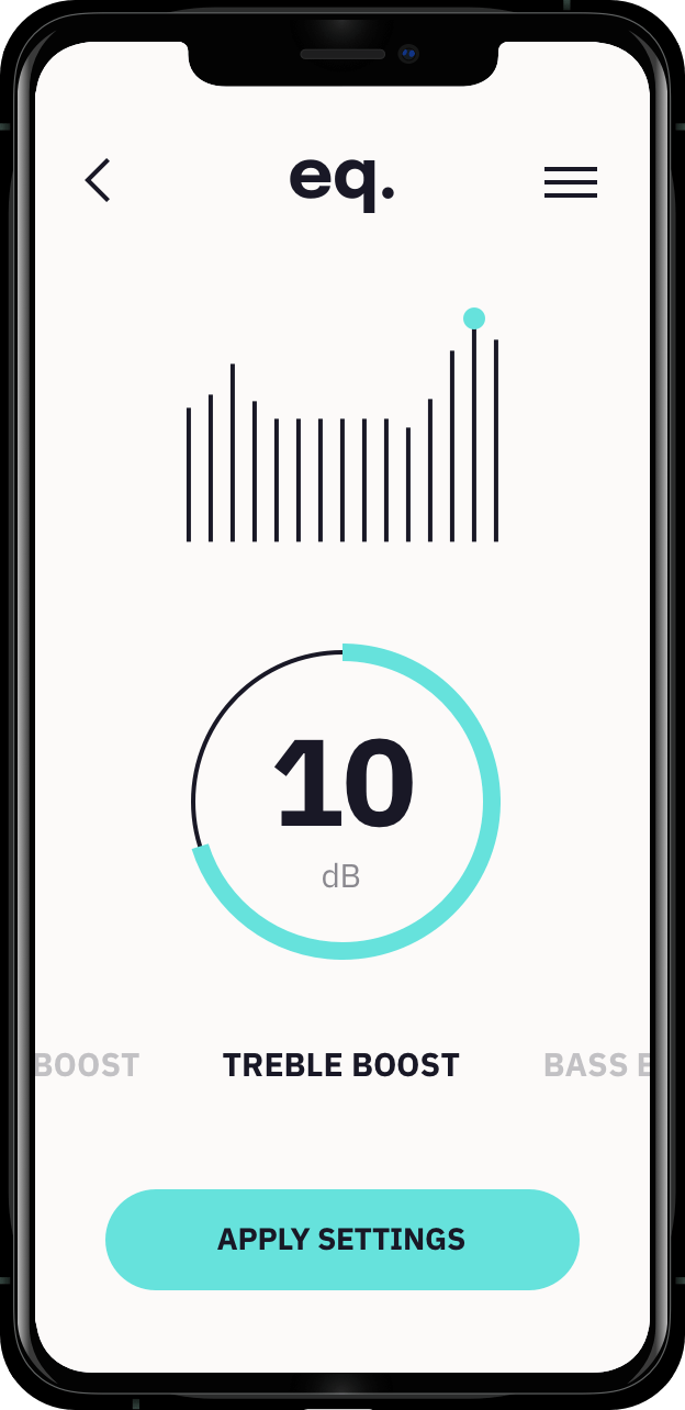 illustration of the equalizer app